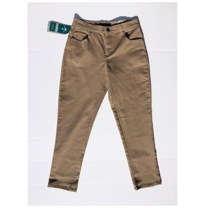 Lee Platinum Label High Rise Skinny Tan Jeans 4P